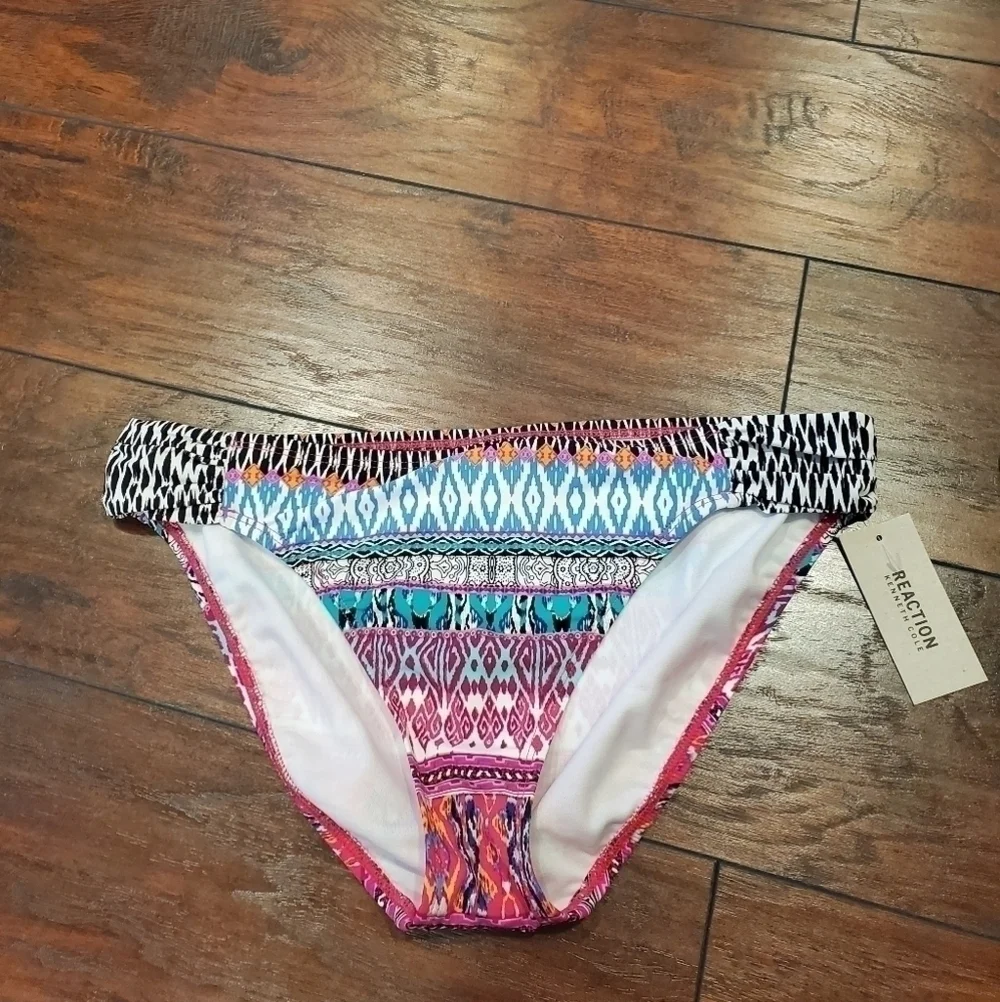 NWT Riviera Stripe Tab Side Hipster swim Bottom …